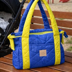 Kék-Sárga pelenkázó táska – Poppy Cute Design
